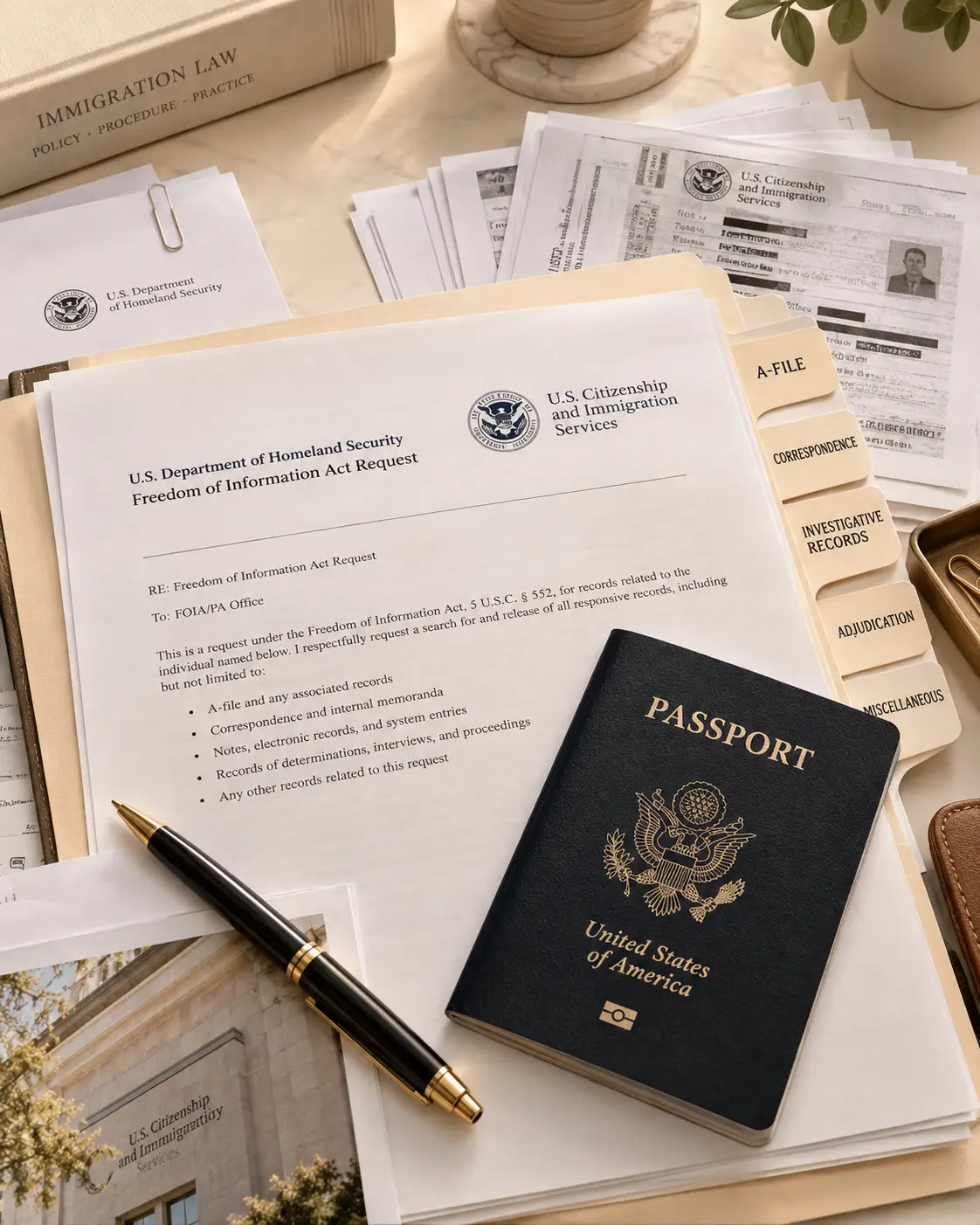 FOIA Requests for Immigration Cases